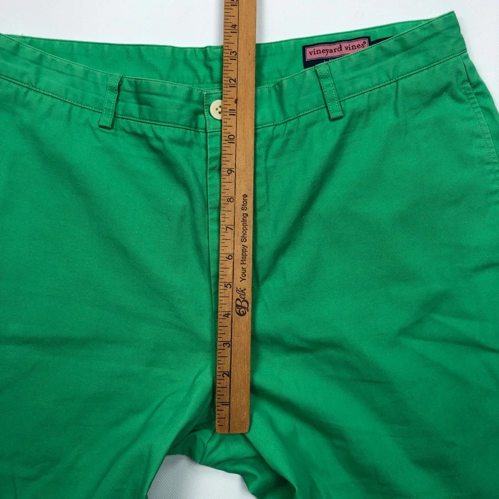 Vineyard Vines Mens Club Pant Green Chino Trousers 36x32 Kelly Green Cotton